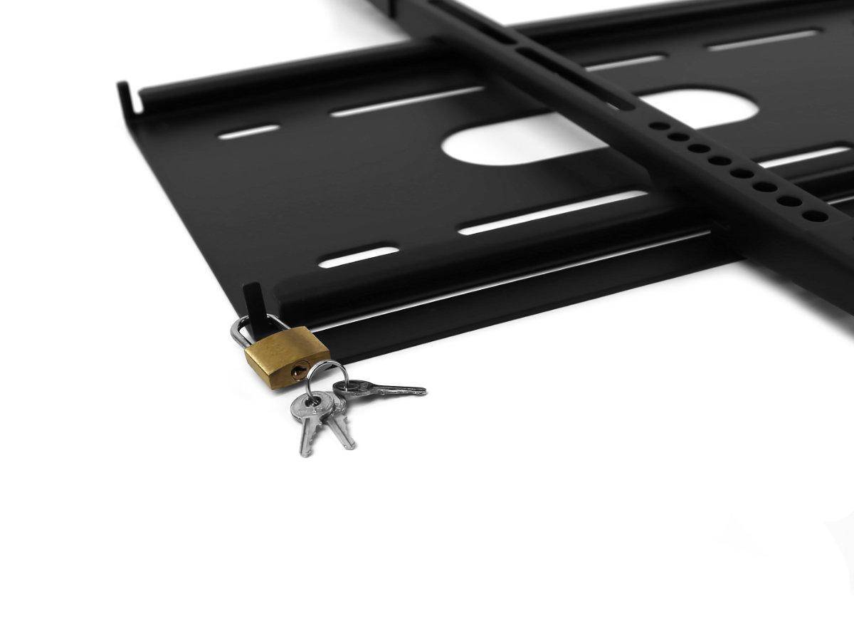 MonLines MWH012B flache TV Wandhalterung bis 105 Zoll mit Diebstahlschutz, schwa...