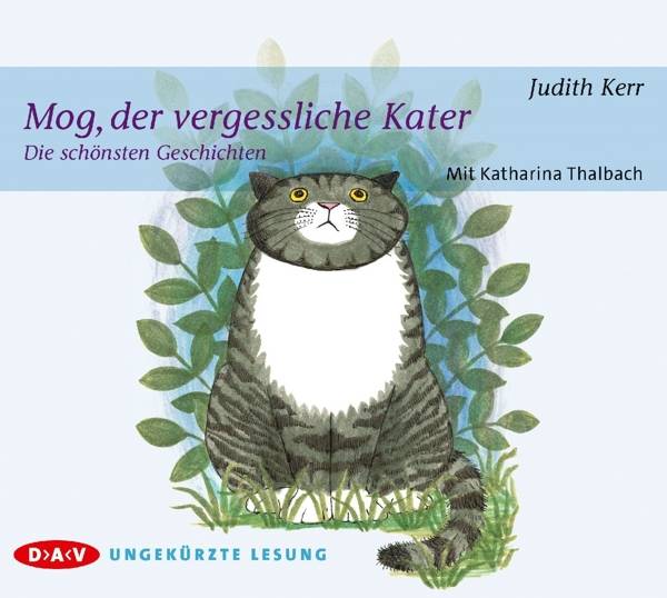 Mog, der vergessliche Kater - Die schönsten Geschichten, 1 Audio-CD Ungekürzte Lesungen mit Musik mit Katharina Thalbach