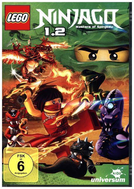 LEGO Ninjago - Masters of Spinjitzu. Staffel.1.2, 1 DVD Dänemark