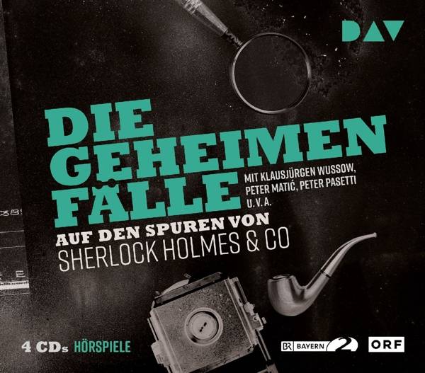 Die geheimen Fälle - Auf den Spuren von Sherlock Holmes & Co, 4 Audio-CDs Hörspiele mit Klausjürgen Wussow, Peter Matic u.v.a. (4 CDs), Hörspiel