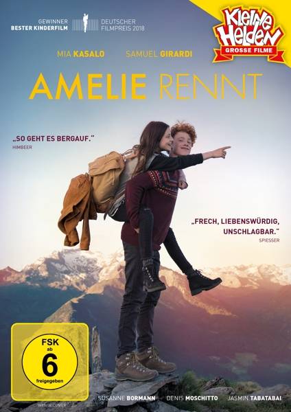 Amelie rennt Regie: Tobias Wiemann, Schauspieler: Mia Kasalo/Samuel Girardi/Susanne Bormann, Kleine Helden - Große Filme, D/I 2017, FSK ab