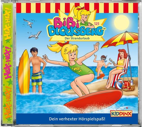 Bibi Blocksberg - Der Strandurlaub, 1 Audio-CD Hörspiel, CD, Bibi Blocksberg 125