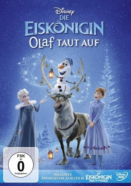 Die Eiskönigin - Olaf taut auf + Party Fieber Olaf taut auf & Party Fieber, USA 2015/2017, FSK ab 0, DVD-Video