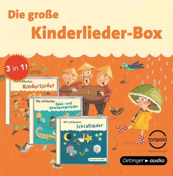 Die große Kinderlieder-Box, 3 Audio-CD