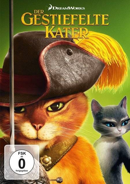 Der gestiefelte Kater Regie: Chris Miller, USA 2011, FSK ab 0, DVD-Video, Dt/engl/türk, UT: Dt/engl/türk