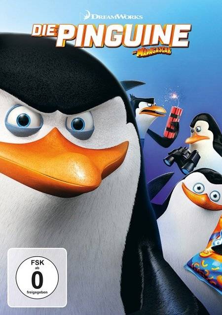Die Pinguine aus Madagascar Regie: Simon J Smith/Eric Darnell, Dreamworks, USA 2014, FSK ab 0, DVD-Video, Dt/engl/ital, UT: Dt/engl/ital/hindi