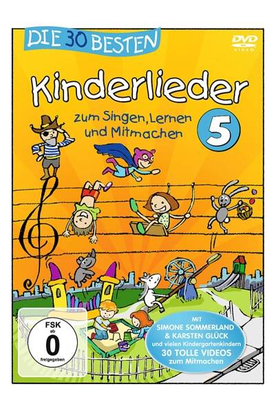 Die 30 besten Kinderlieder. Tl.5, 1 DVD