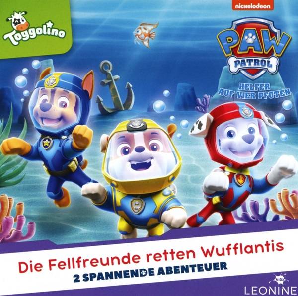 PAW Patrol. Tl.26, 1 Audio-CD Die Fellfreunde retten Wufflantis