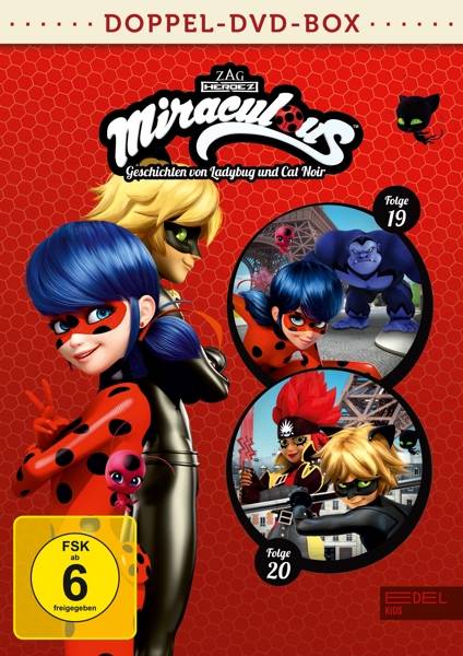 Miraculous-DVD-Doppel-Box, 2 DVD Folgen 19 + 20