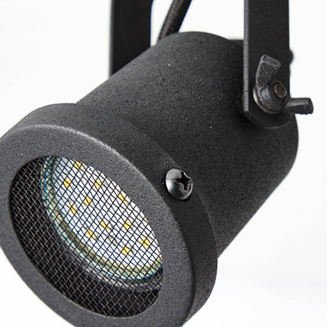 BRILLIANT Inge Spotrohr 2flg. holz dunkel/schwarz Innenleuchten,Strahler,-Rohr | 2x PAR51, GU10, 6W, geeignet für Reflektorlampen (nicht enthalten) |