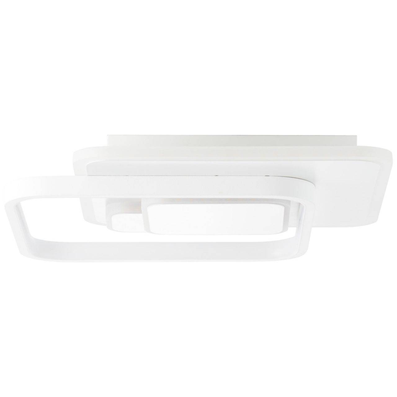 BRILLIANT Geron Wand- und Deckenleuchte 31x31cm weiß Innenleuchten,Deckenleuchten,-dekorativ | 1x 24W LED integriert, (Lichtstrom: 3138lm, Lichtfarbe