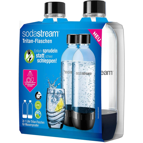 SodaStream Tritan-Flaschen 2 x Duopack 4 x 1 Liter Sprudlerflaschen