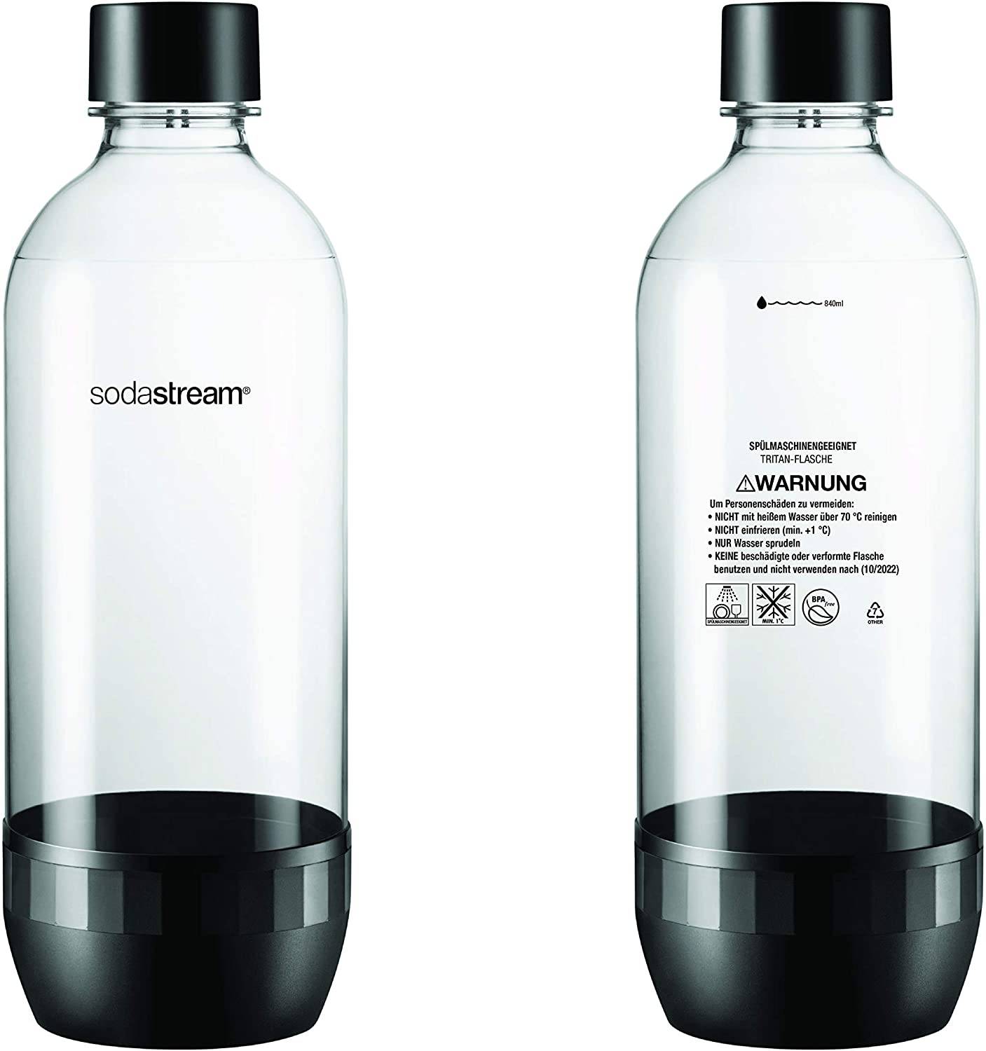 SodaStream Tritan-Flaschen 2 x Duopack 4 x 1 Liter Sprudlerflaschen