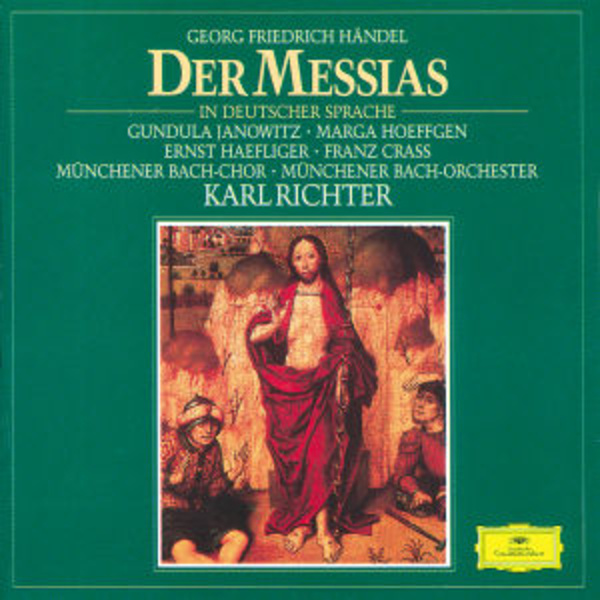 Der Messias (Gesamtaufnahme). 3 Klassik-CDs Interpreten: Gundula Janowitz/Sopran, Marga Hoeffgen/Alt, Ernst Haefliger/Tenor, Franz Crass/Baß, Maurice
