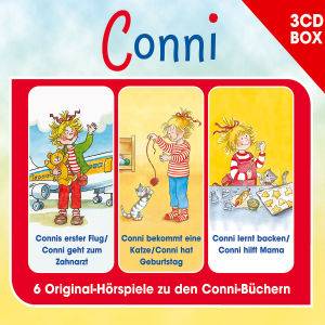 CONNI - 3-CD HÖRSPIELBOX VOL. 4 Hörspielbox 4 - 6 Original-Hörspiele zu den Conni-Büchern, Connis erster Flug/Conni geht zum Zahnarzt/Conni bekomm