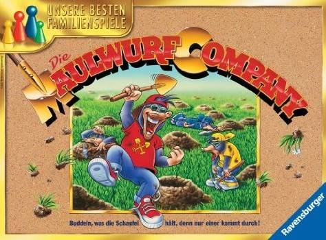 Ravensburger 26423 - Die Maulwurf Company Buddeln, was die Schaufel hält, denn nur einer kommt durch!, Kinderspiel für 2-4 Spieler, Unsere besten Fa