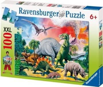 Ravensburger 10957 - Unser Dinosaurier, 100 Teile Puzzle XXL Puzzle, 100 Teile, Maße: 49 x 36 cm, Premium Puzzle, Perfect Age Fit