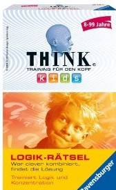 Ravensburger 23294 - Think Kids: Logik-Rätsel Wer clever kombiniert, findet die Lösung. Trainiert Logik und Konzentration