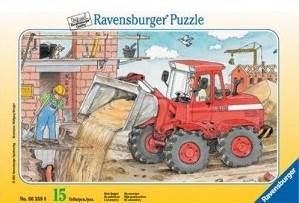 Ravensburger 06359 - Mein Bagger, 15 Teile Puzzle Ravensburger/15 Teile Rahmenpuzzle