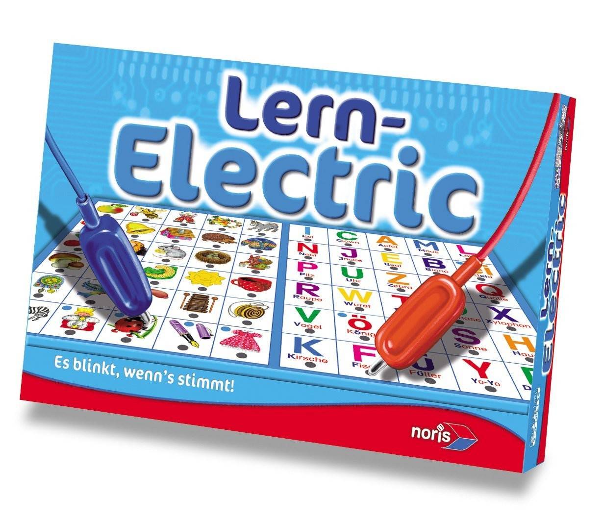 Zoch 606013711 - Lern Electric, Kinderspiel Zoch/Lern-Set inkl. 12 Tafeln für Lernstoff 1./2. Kl.