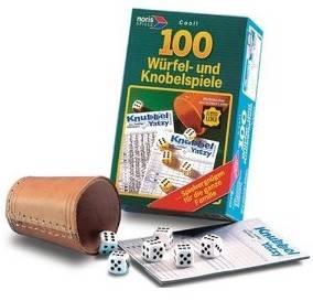 Noris 606154308 - 100 Würfel- und Knobelspiele Spielvergnügen für die ganze Familie