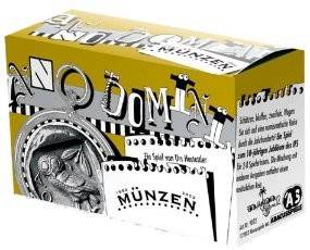Abacusspiele 9022 - Anno Domini: Münzen Schätzen, bluffen, zweifeln, Kartenspiel für 2-8 Spieler