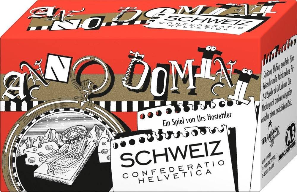 Abacusspiele 9984 - Anno Domini: Schweiz Confederatio Helvetica. Schätzen, bluffen, zweifeln. Eine Reise durch die Jahrhunderte