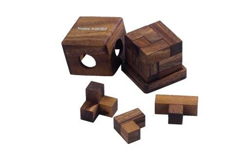Philos 6207 - Somawürfel, Knobelspiel mit 7 Puzzle-Teilen