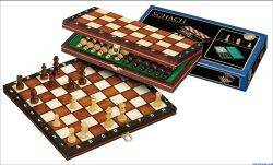 Philos 2702 - Reiseschach, Feld 30 mm, Königshöhe 48 mm