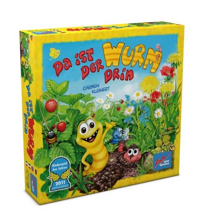 Noris 601132100 - Da ist der Wurm drin, Kinderspiel des Jahres 2011 Ausgezeichnet mit Kinderspiel des Jahres 2011