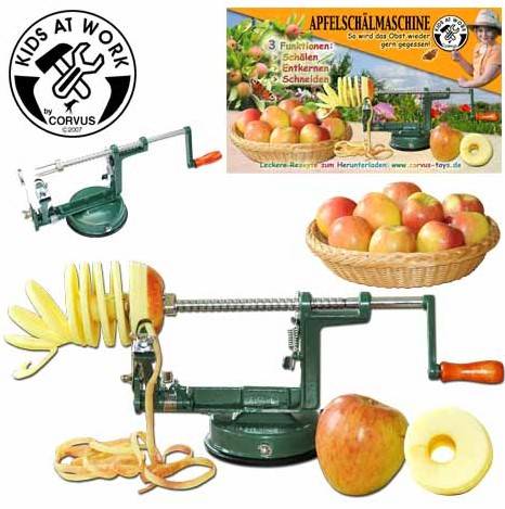 Corvus A600155 - Kids at work: Apfelschälmaschine