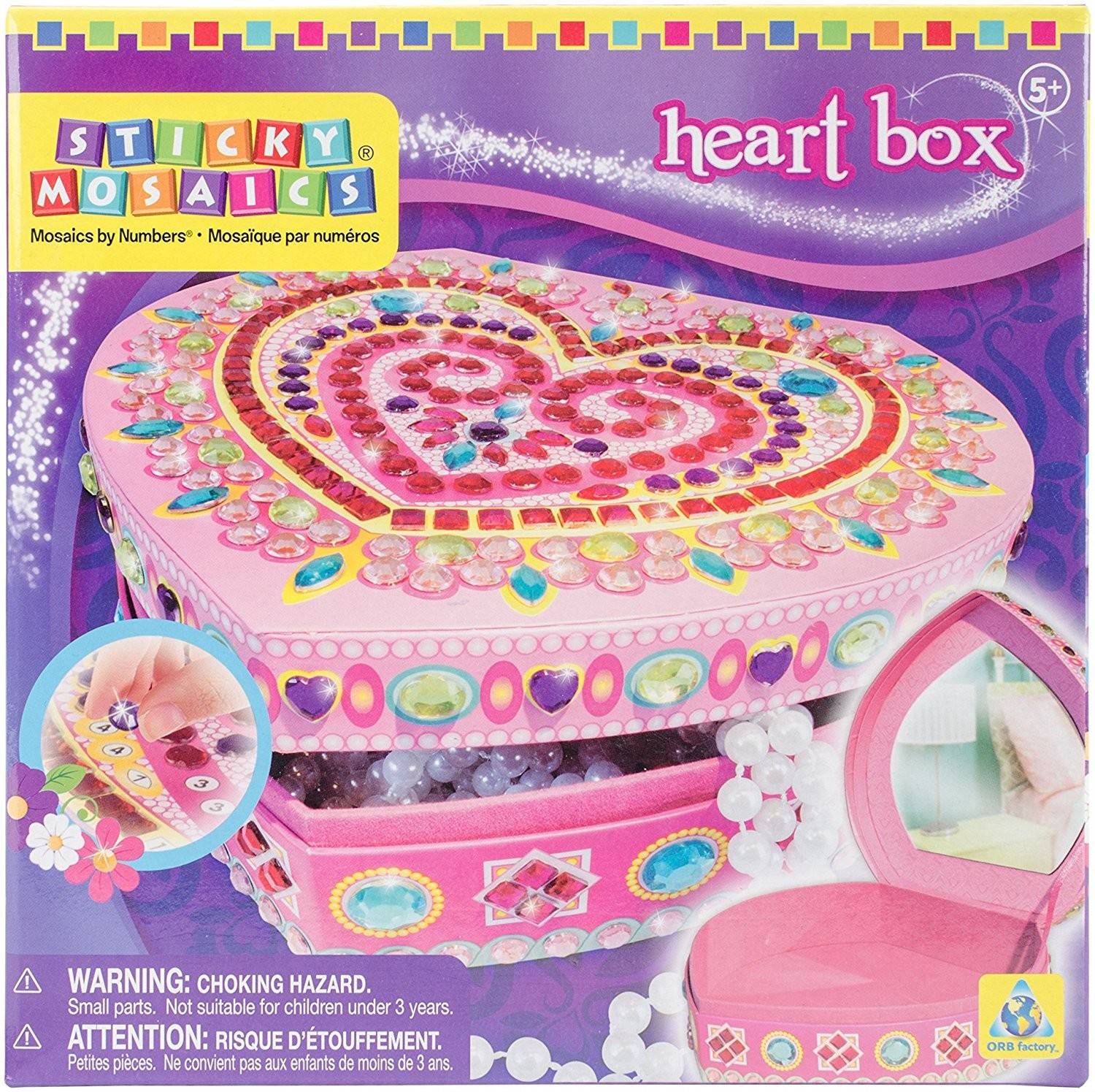 Invento 620104 - Sticky Mosaics - Schmuckkästchen Herz
