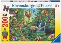 Puzzle Tiere Dschungel 200 XXL XXL Puzzle, 200 Teile, Premium Puzzle, Perfect Age Fit
