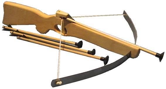 BestSaller 1214 - Armbrust mit großem Stahlbogen, Holz