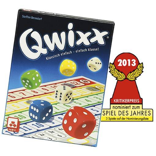Nürnberger Spielkarten 4015 - QWIXX, nominiert zum Spiel des Jahres 2013 Klassisch einfach - einfach klasse! Auf der Nominierungsliste zu Spiel des J