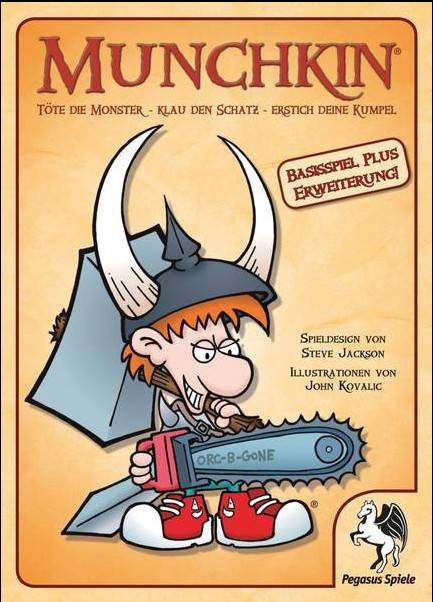 Pegasus Spiele 17222G - Munchkin 1+2 Töte die Monster - Klau den Schatz - Erstich Deine Kumpel