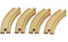 BRIO 33342000 - 1/1 Gebogene Gleise (E) Brio