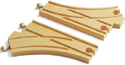 BRIO 33346 - Bogenweichen (L,M) Brio