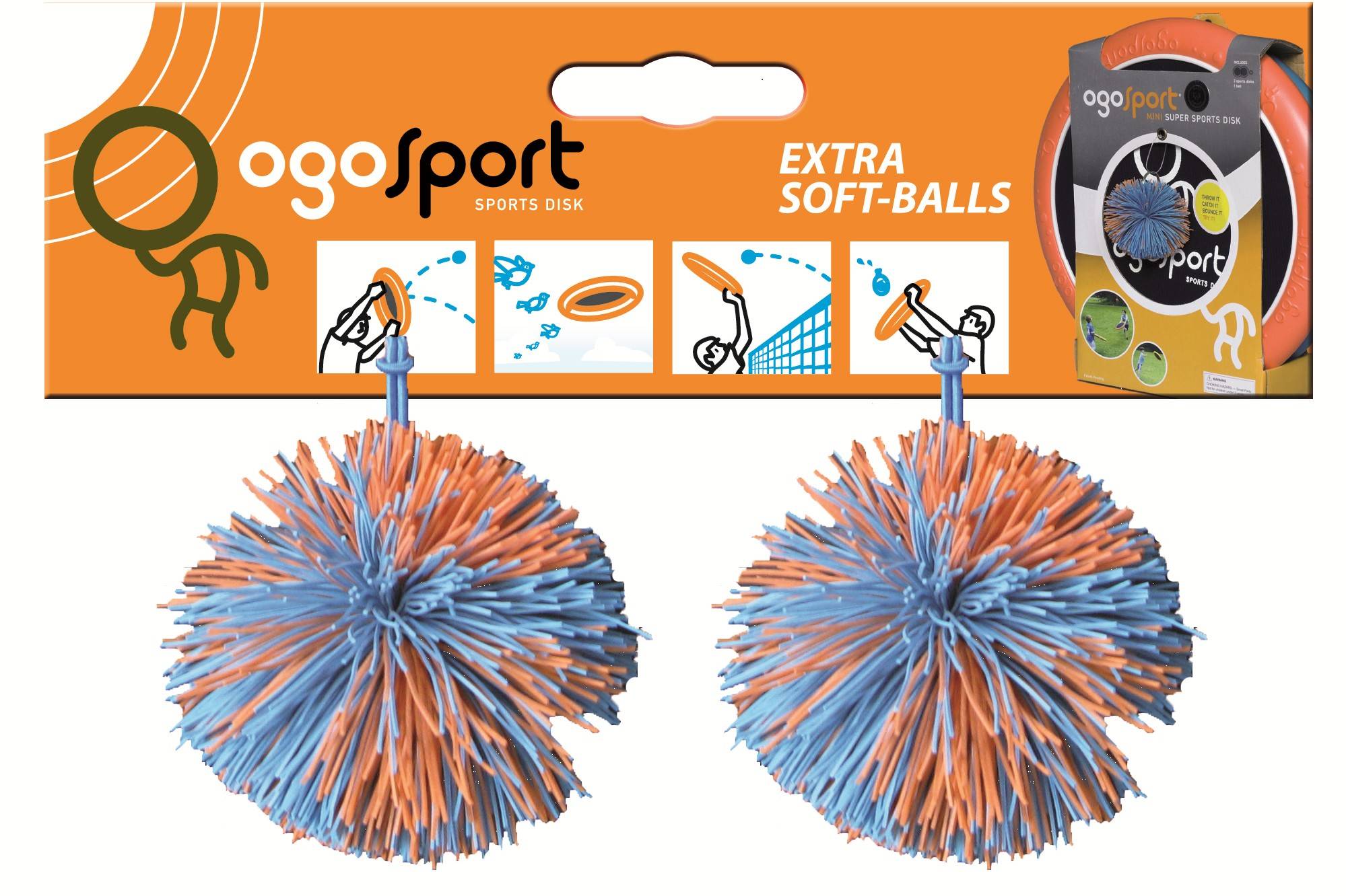 Schildkröt - OGO Sport: 2x Ersatzbälle, je 6,5 cm