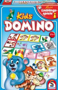 Schmidt 40539 - Domino Kids Legespiel für 2-6 Spieler, ab 30 Monate, Meine Lieblingsspiele