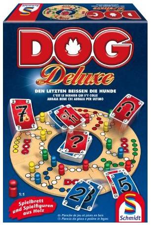Schmidt 49274 - DOG® Deluxe, Familienspiel Den letzten beißen die Hunde