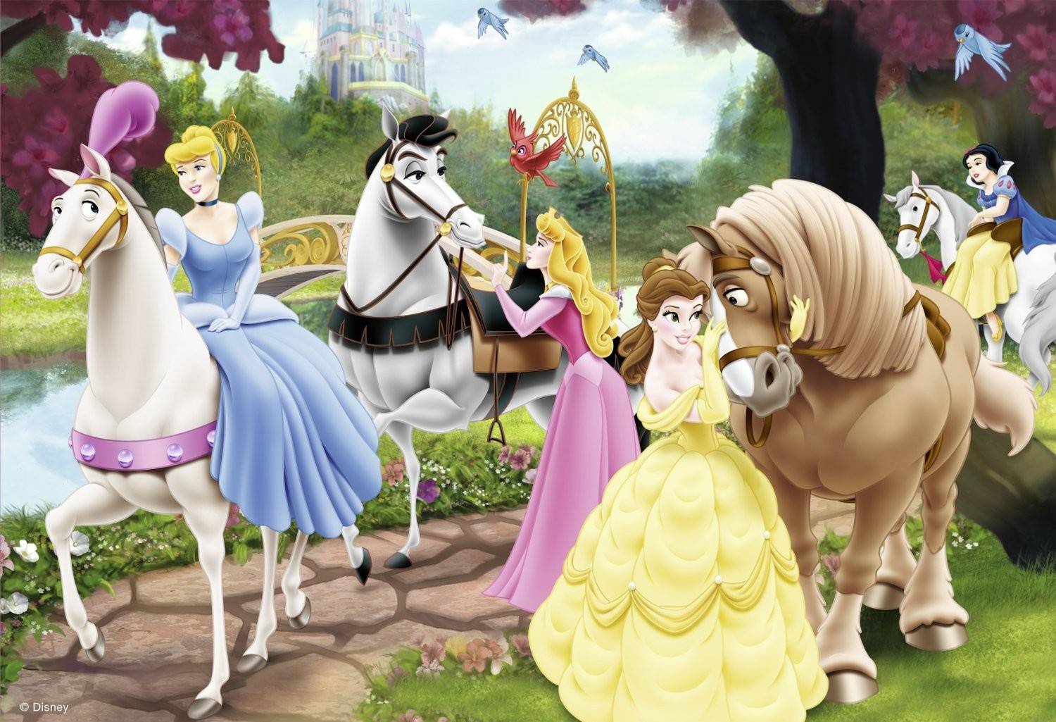 Ravensburger 088652 - Zauberhafte Prinzessinnen Premium Puzzle, 2 x 24 Teile, Mit 2 Mini-Postern, Perfect Age Fit, Disney Prinzessinnen