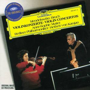 Violinkonzert op. 64 / Violinkonzert Nr. 1. Klassik-CD Interpreten: Anne-Sophie Mutter/Berliner Philharmoniker, Dirigent: Herbert von Karajan, CD