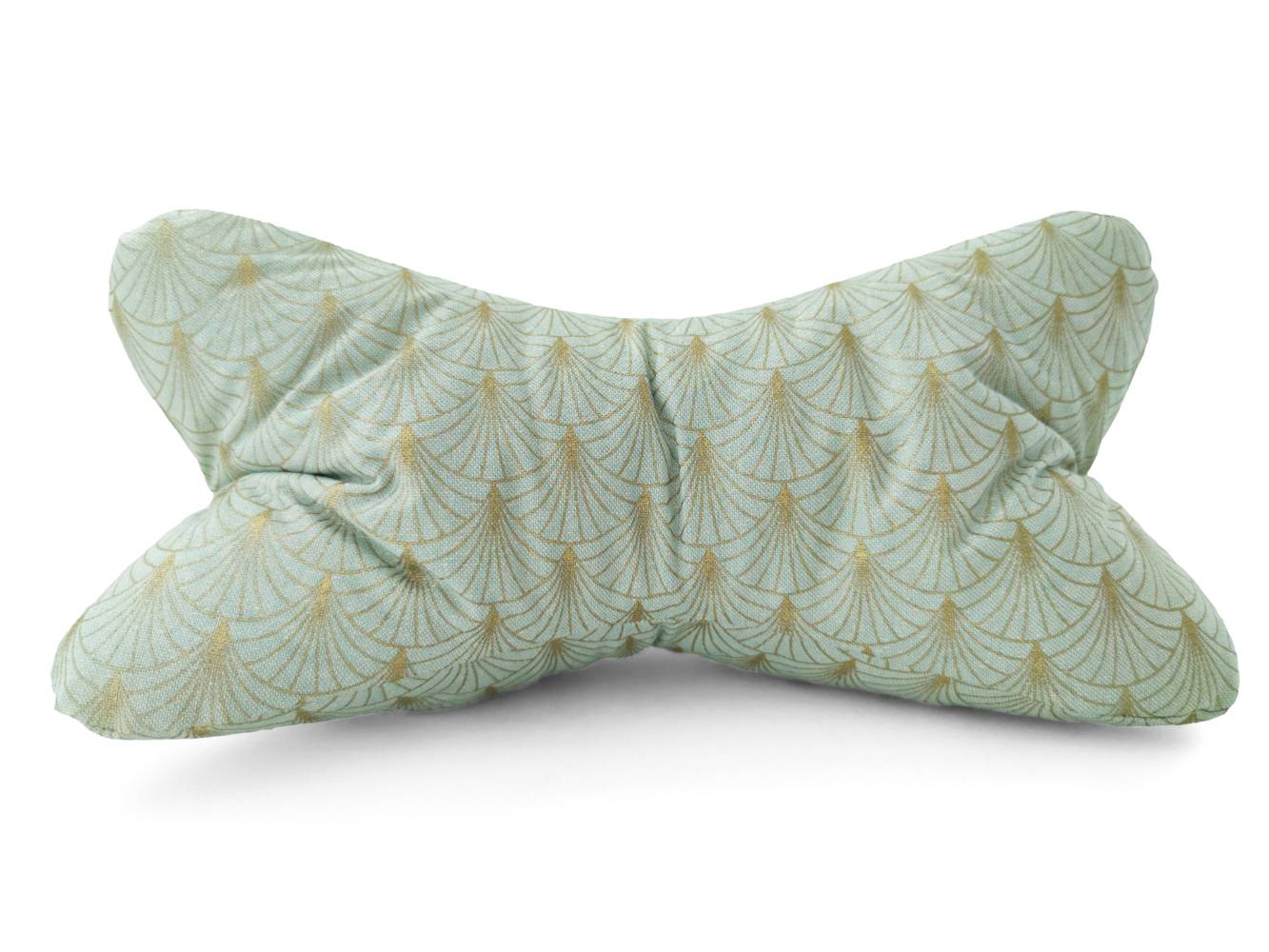 Leseknochen mint gemustert Lesekissen mit vielseitiger Anwendung, Füllung: 100% silikonisierte Polyesterhohlfasern, Bezug: 85% Baumwolle, 10%