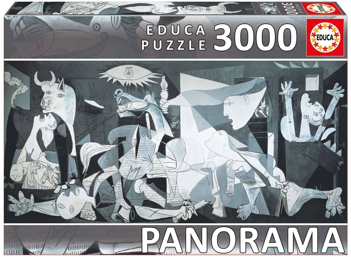 Carletto 9211502 - Educa, Panorama, Guernica, Picasso, Puzzle, 3000 Teile Panorama-Puzzle