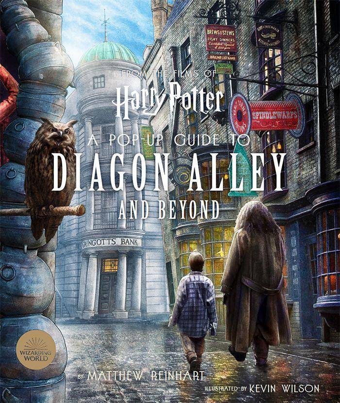 Harry Potter: A Pop-Up Guide to Diagon Alley and Beyon Unfolds into a 4ft long 3D model of Diagon Alley and Beyond - Wizarding World