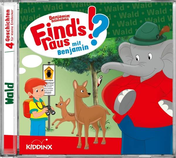 Finds raus mit Benjamin - Wald, 1 Audio-CD 4 Geschichten für kleine Entdecker, CD, Finds raus mit Benjamin 4
