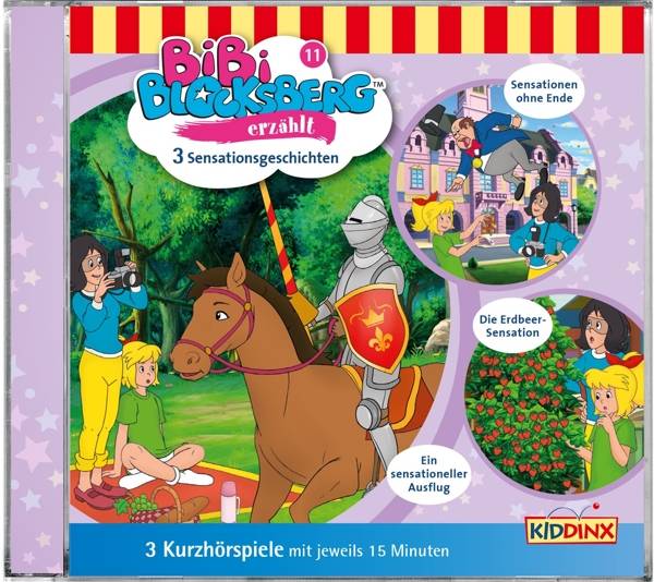Bibi Blocksberg erzählt - Sensationsgeschichten, 1 Audio-CD Ein sensationeller Ausflug / Die Erdbeer-Sensation / Sensationen ohne Ende