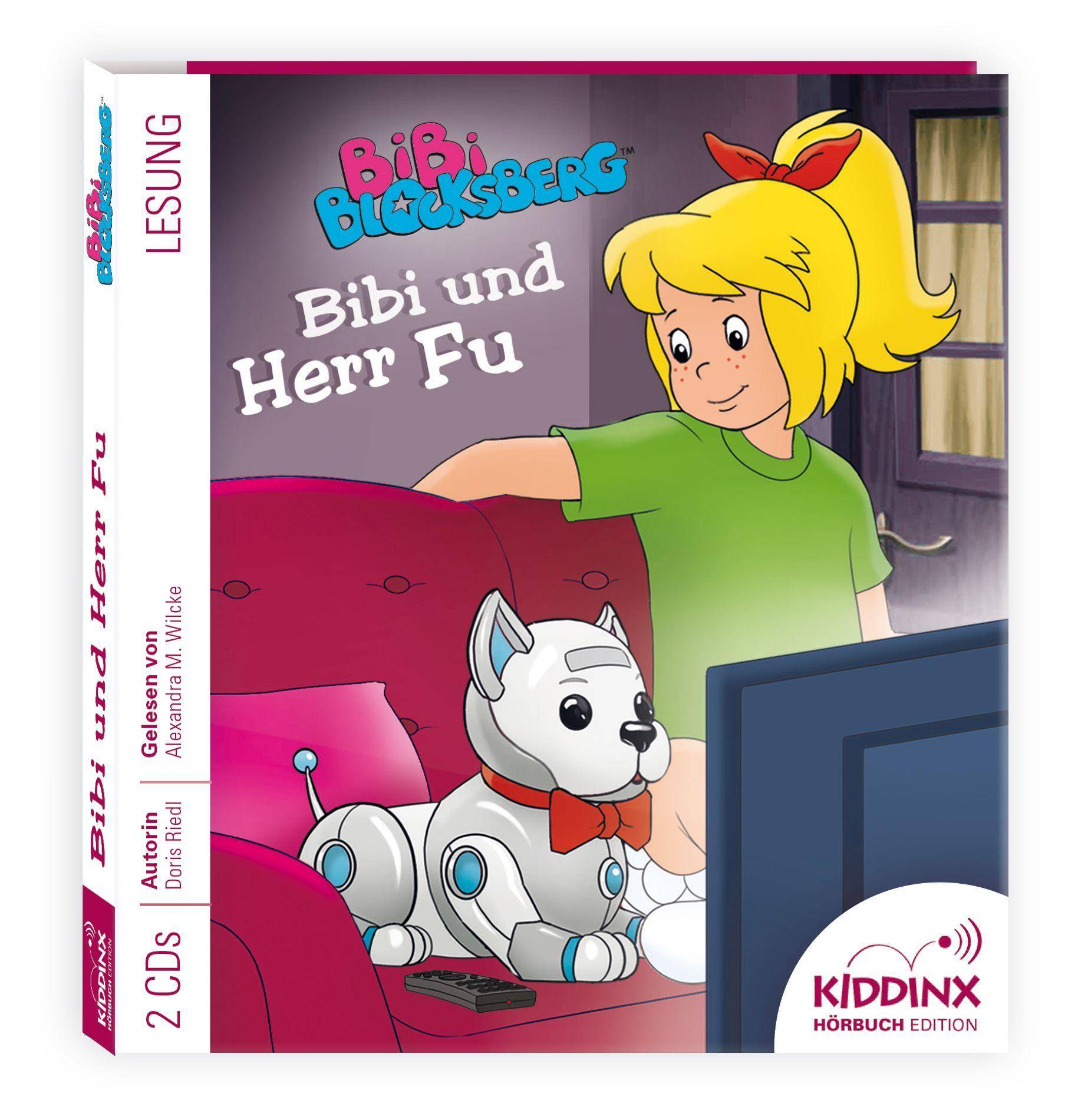 Bibi Blocksberg - Bibi und Herr Fu, 2 Audio-CD Sprecher: Alexandra Marisa Wilcke, Ungekürzte Lesung, 2 CDs, Bibi Blocksberg - Kiddinx Hörbuch Editio