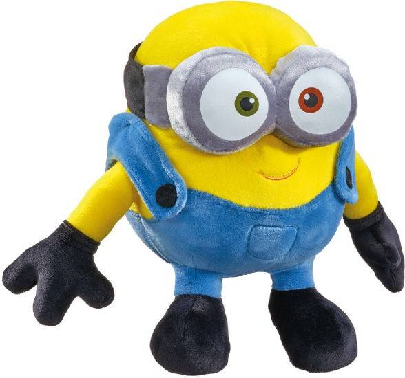 Schmidt 42727 - Minions, Bob, klein, Plüschfigur, 24 cm Plüschfigur, 24 cm, Waschbar (Handwäsche), Illumination Presents minions